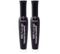 Bourjois Volume Glamour Effet Push Up Mascara 71 Noir, 7 ml - Volume & Courbe jusqu’à 16h, Brosse Liftante, Formule Modulable Sans Paquets, Convient aux Yeux Sensibles, Sans Parabènes (Lot de 2)