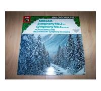 BOURNEMOUTH SYMPHONY - SIBELIUS SYMPHONY NO3 IN C/NO 5 IN B FLAT VINYL LP 1981