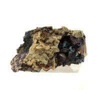 BOURNONITE + SPHALERITE en provenance de FRANCE, Saint-Laurent-le-Minier - Rare Minéral Métallique Naturel 220.0 ct - Certificat d'Authenticité Inclus 44 x 35 x 28 mm Naturel G