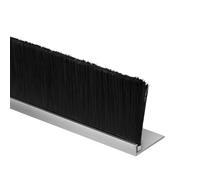 Bourrelet de bas de porte, Bande de brosse porte en alliage d'aluminium type F argenté, boudin d'air, plusieurs tailles(70mm)