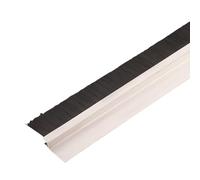 Bourrelet de Bas de Porte, Bande d'exclusion de Courant d'air en Alliage d'aluminium, Type HFT, Argent, Hauteur 10-300 mm(Silverh Type,110mm)