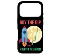Bourse Buy The Dip Hold to The Moon Options Trade Bull Coque pour iPhone 17 Pro