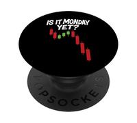 Bourse Crash Trading Bear is It Monday Options Crypto PopSockets PopGrip Adhésif