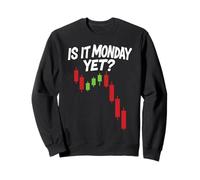 Bourse Crash Trading Bear is It Monday Options Crypto Sweatshirt