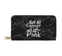 Bourse Pochette Tous Les Cancers Ne sont Pas De Couleur Rose, comme La Maladie De Parkinson Porte-Feuille en Cuire Mignonne Femme Pouch Bourse Souple Cuir Portefeuille pour Enfant, Garcon