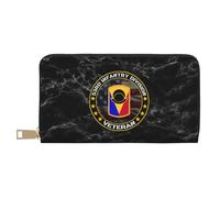 Bourse Pochette Vétéran De La 53E Division D'Infanterie Porte Monnaie Femme Mignonne Porte-Feuille en Cuire Souple Coin Purse Wallet pour Enfant, Ami, Meilleur Cadeau
