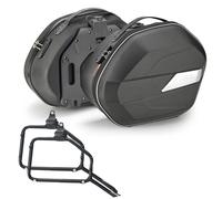 Bourses Latérales Rigides GIVI WL900B + PL9058, Telai, 25LT, Noir