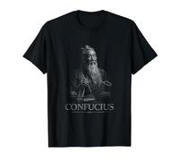 Boursier de philosophie de la Sagesse Antique Confucius T-Shirt Graphique avec Valeur