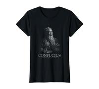 Boursier de philosophie de la Sagesse Antique Confucius T-Shirt Graphique avec Valeur