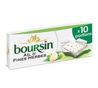 Boursin Fromage à Tartiner Ail & Fines Herbes 10 Portions 160 g