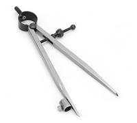 Boussole à crayon, emplacement de ligne de séparation d'aile, compas de dessin, outil rotatif artisanal, boussole de dessin, règle de cercle de pli réglable pour bricolage (150mm)