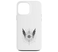 Boussole Ailée Œil Mystique Occultisme Sombre Coque pour iPhone 13 Pro Max