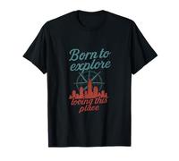 Boussole Born to Explore City & State Pride T-Shirt
