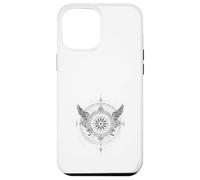 Boussole Céleste Ailes d'ange Vintage Zodiaque Coque pour iPhone 12 Pro Max
