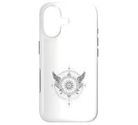 Boussole Céleste Ailes d'ange Vintage Zodiaque Coque pour iPhone 17