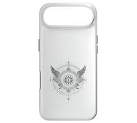 Boussole Céleste Ailes d'ange Vintage Zodiaque Coque pour iPhone Air