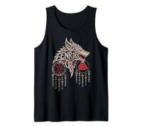 Boussole Celtique Vintage - Loup Valknut Nordique Viking Vegvisir Débardeur