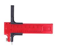 Boussole Cutter rotatif cercles parfaits outil pour papier Film vinyle caoutchouc artisanat matériel rouge 12 cm 4.7in 1 Pc