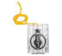 Boussole de Carte Pliable multifonctionnelle en Acrylique Transparent, Outil de Navigation extérieur Portable léger pour Le Camping, la randonnée, Les Amateurs d'aventure,