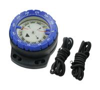Boussole de kayak | Boussole de plongée sous-marine résistante à l'eau avec corde | Boussole lumineuse avec fenêtre latérale, boussole marine, accessoires de plongée sous-marine