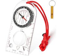 Boussole De Navigation,Boussole D'orientation Avec Fonction Lumineuse,Boussole Randonnée,Étanche,Avec Déclinaison Réglable,Pour Lecture Carte Expédition Navigation Course Orientation