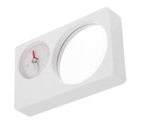 Boussole de Navigation Carrée F2 avec Loupe pour Garçon et Filles | Abs Acrylique, Format Mini Léger, Blanc Moderne, pour Camping et Randonnée, Lecture de Carte