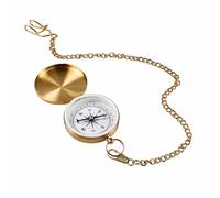 Boussole de Navigation, Compas de Randonnée Étanche, Boussole de Poche Portable pour Enfant, avec Chaîne Métallique et Échelle de Précision, Idéal pour Camping, Randonnée et Activités de Plein Air