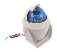 Boussole de Navigation Réglable pour Tableau de Bord, Voiture et Bateau | Déclinaison Magnétique Ajustable, Montage Polyvalent, ABS Pmma Métal, Usage Caravanes et Marine