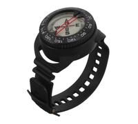 Boussole de Plongée Lumineuse Étanche pour Navigation Extérieure Noire | Tpu Abs, Boîtier Anti Pression Robuste, Lecture Instantanée, pour Voile, Randonnée et Usage Professionnel