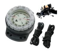 Boussole de plongée sous-marine étanche avec corde - Sports nautiques lumineux avec fenêtre latérale, accessoires de plongée