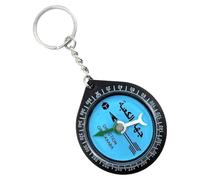 Boussole de prière | boussole Qibla | boussole de voyage Allah pour le camping | Direction ei-d Pray porte-clés décor pour camping, exploration | boussole de direction pour l'alpinisme, la randonnée