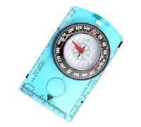 Boussole de randonnée, outil de navigation de survie, 10,4 x 6,1 x 1,4 cm, accessoire de course d'orientation multifonctionnel, guide portable précis, taille compacte pour les voyages, le trekking