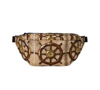 Boussole de roue de bateau pour course à pied, support de téléphone sans rebond pour salle de sport, sac banane étanche avec sangle réglable