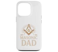 Boussole de Sagesse maçonnique Papa Franc-maçon Coque pour iPhone 13 Pro