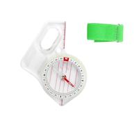 Boussole de survie avec échelle échelle pour randonnée, course d'orientation, camping, règle de carte de pouce pour la lecture