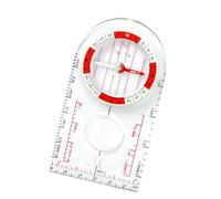 Boussole de survie avec échelle échelle pour randonnée, course d'orientation, camping, règle de carte de pouce pour la lecture