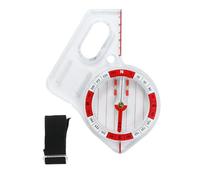 Boussole de survie avec échelle échelle pour randonnée, course d'orientation, camping, règle de carte de pouce pour la lecture