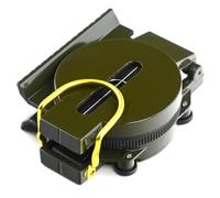Boussole de Survie, Boussole lensatique Professionnelle pour la Navigation en Plein air - Randonnée compacte en Alliage d'aluminium avec échelle pour Le Camping, la randonnée et la Course d'orienta