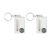 Boussole de survie de poche, guide multifonction, thermomètre, porte-clés, taille de poche, porte-clés, boussole, trousseau de clés
