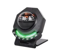 Boussole de tableau de bord de voiture | Boussole sphérique pliable phosphorescente | Compteur de pente intégré pour une navigation de haute précision | Boussole marine portable pour décoration de