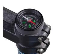 Boussole De Tige De Vélo - D'aluminium ABS | Boussole De Vélo, Outil De Navigation Portable pour | pour VTT, Survie en Plein Air, Navigateur Multifonctionnel Professionnel, Voyage, Randon