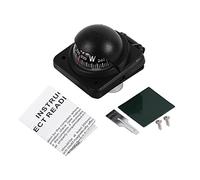 Boussole de Voiture, Boussole de Voiture avec Base autocollante, Mini Boussole de Navigation Portable pour la Plupart des Bateaux, Voitures, camions