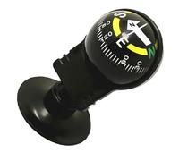 Boussole de Voiture - Ornement de Boussole de Voiture avec Ventouse réglable, Boule de bousole Automobile | Accessoires d'intérieur Automobile réglables montés sur Tableau de Bord, pour randonnée, ba
