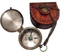 Boussole décorative vintage en laiton faite à la main pour aventure en plein air, bureau et affichage Mom You Will Always Be My Inspiration & MyTrue Guide in Compass