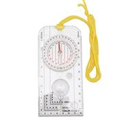 Boussole d'extérieur, Boussole d'orientation avec marquages Lumineux, déclinaison réglable de Haute précision pour la Lecture de Cartes d'expédition, Le Camping en Plein air, la