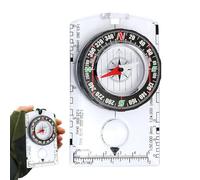 Boussole d'extérieur portable - Boussole magnétique extérieure précise | Fournitures de voyage légères, équipement de camping convivial pour l'alpinisme
