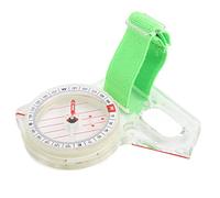 Boussole D'orientation au Pouce, Boussole D'orientation à échelle Claire, Boussole au Pouce Multifonction ABS avec Point Lumineux pour Le Camping D'aventure