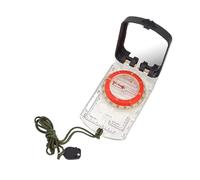 Boussole d'orientation portable, outil de navigation pour les aventures en plein air avec échelle de carte et sangles de cou, idéal pour les explorateurs et le camping