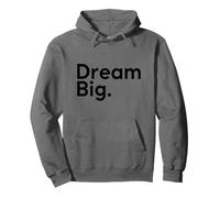 Boussole Dream Big - Texte Noir Sweat à Capuche
