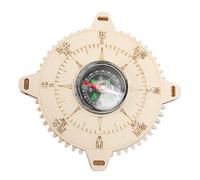 Boussole éducative - Outil étudiant, instrument en bois | Équipement pédagogique durable, aide à la navigation pour l'apprentissage en classe, les expériences à domicile et les projets scientifiques